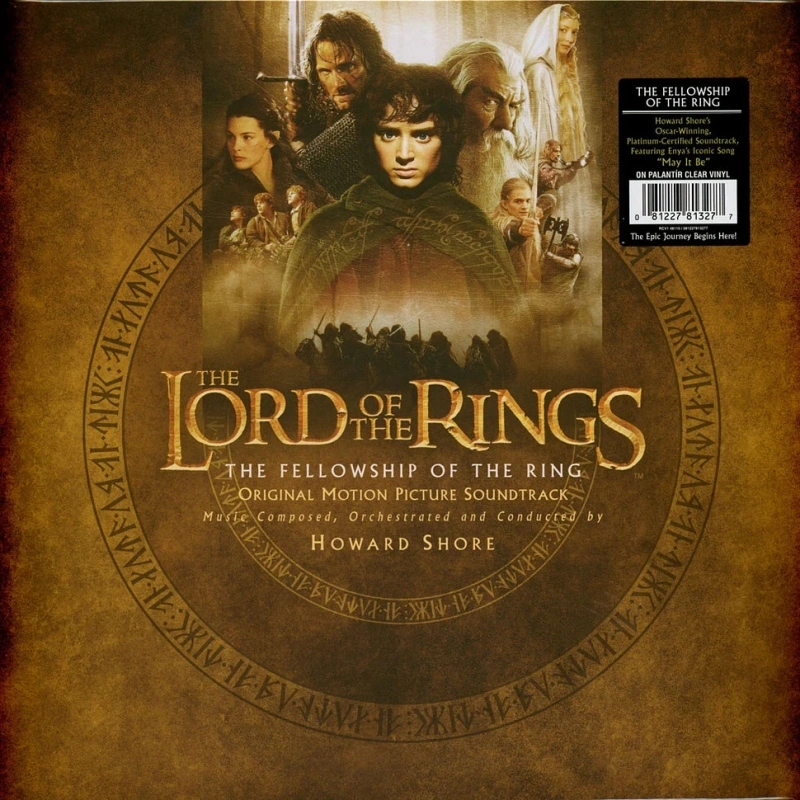 The Lord Of The Rings: The Fellowship Of The Ring (Original Motion Picture Soundtrack) (Palantir Clear Vinyl) 