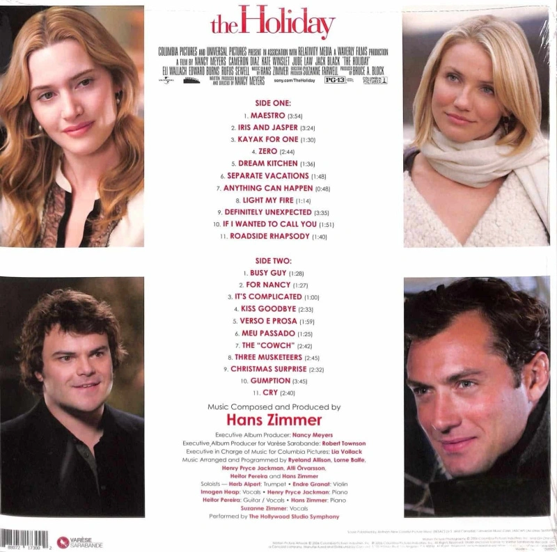 The Holiday (Original Motion Picture Soundtrack) (Snow White Vinyl)