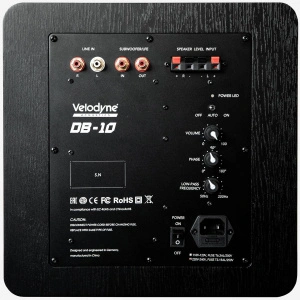 Velodyne DB-10 black