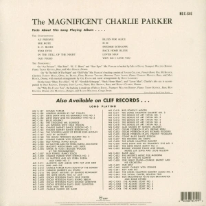 The Magnificent Charlie Parker (Mono)