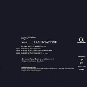 Haydn 2032 No.6: Lamentatione (with Kammerorchester Basel)
