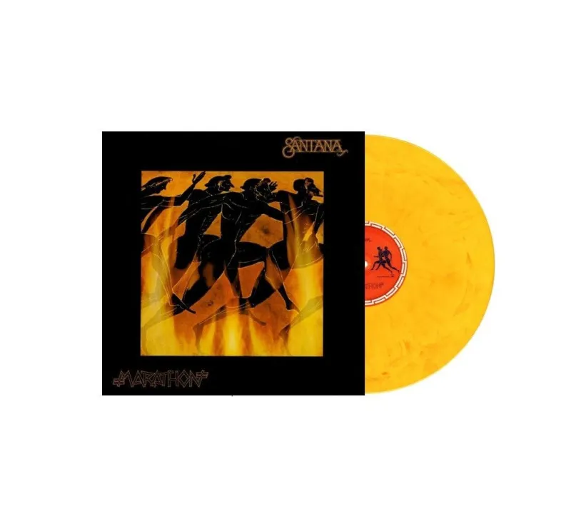 Marathon (Yellow, Red & Orange Marbled Vinyl)