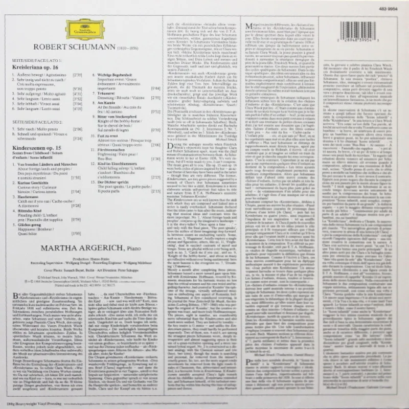 Martha Argerich - Kinderszenen, Kreisleriana