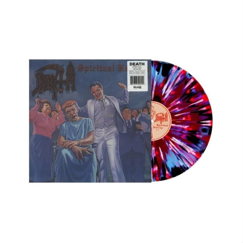 Spiritual Healing (Special Deluxe Edition Custom Tri Color Merge Red, Cyan Blue & Black Splatter Vinyl)