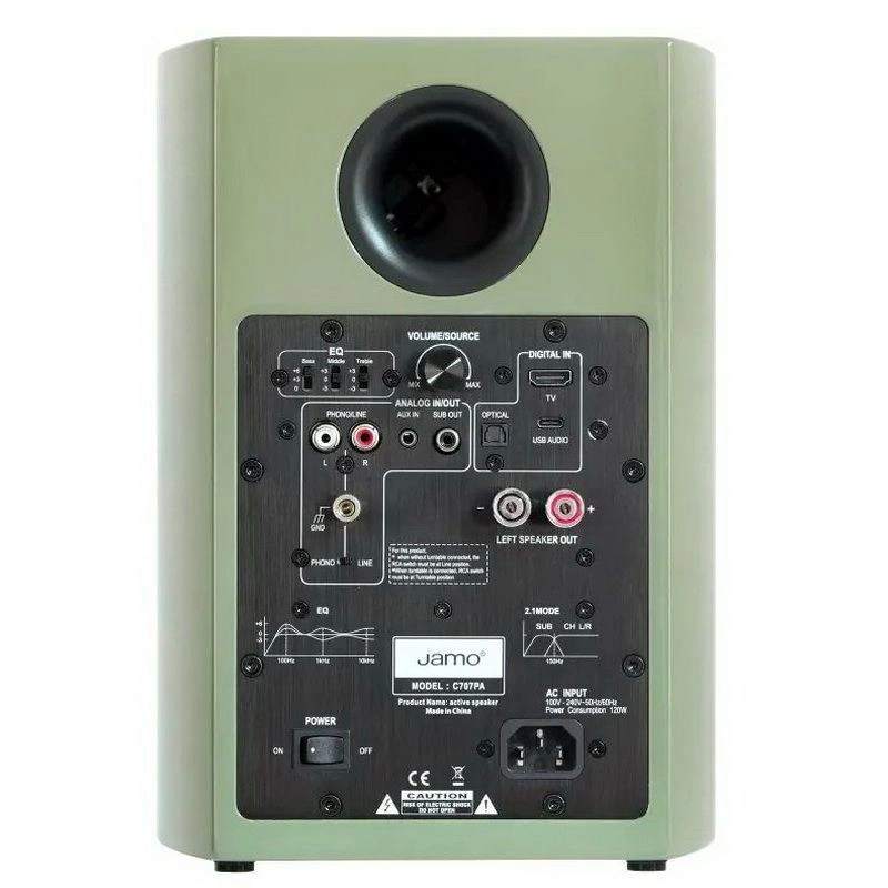 Jamo C707PA MKII, Khaki Green