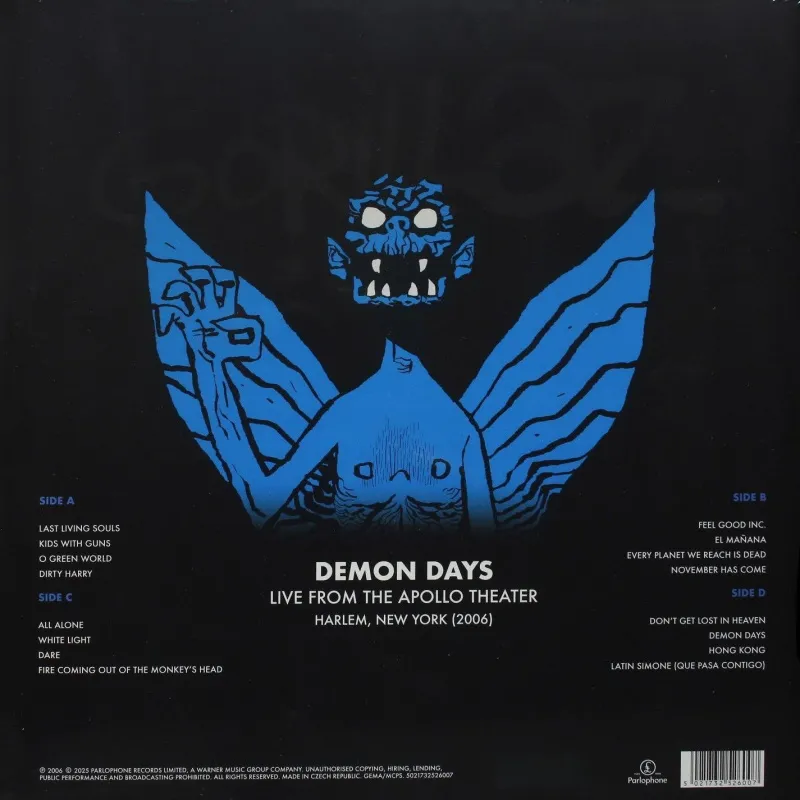 Demon Days (Live From The Apollo Theater) (Red Vinyl)