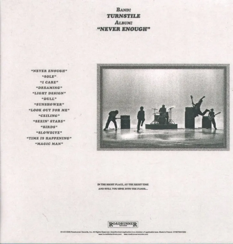 Never Enough (Red Wave Marbled Vinyl)