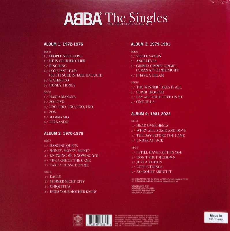 The Singles (The First Fifty Years) (Box Set)