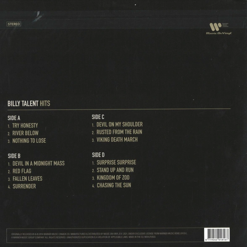 Billy Talent Hits (Audiophile Edition)