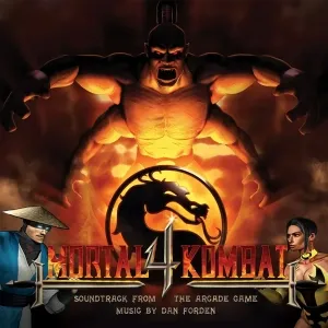 Mortal Kombat 4 (Soundtrack From The Arcade Game) (Clear with Yellow Orange Splatter Vinyl)