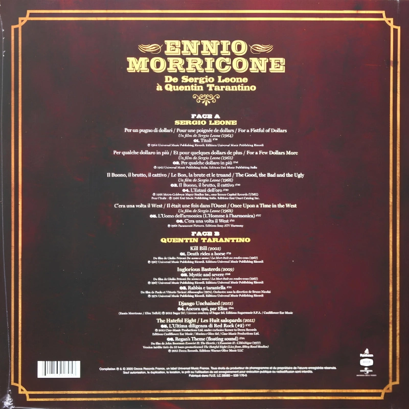 De Sergio Leone A Quentin Tarantino