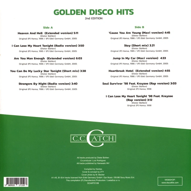 Golden Disco Hits (2nd Edition) (Gold Vinyl)