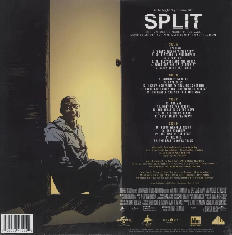 Split (Original Motion Picture Soundtrack) (Yellow Vinyl)