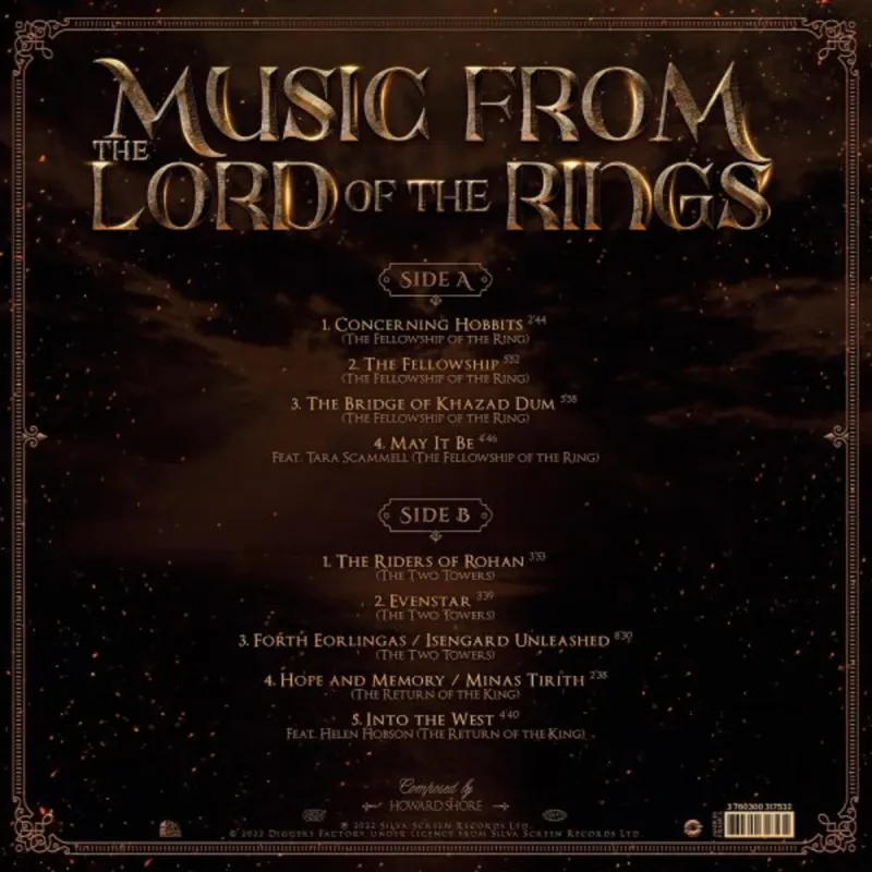 Music From The Lord Of The Rings Trilogy (Green)