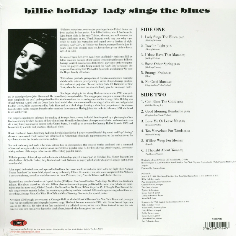 Lady Sings The Blues (Blue Vinyl) 