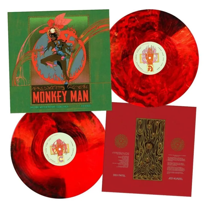 Monkey Man (Original Motion Picture Soundtrack) (Deluxe Blood Red, Black, & Gold Swirl Vinyl)