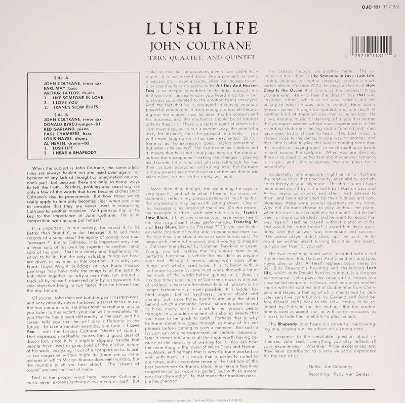 Lush Life (Mono)