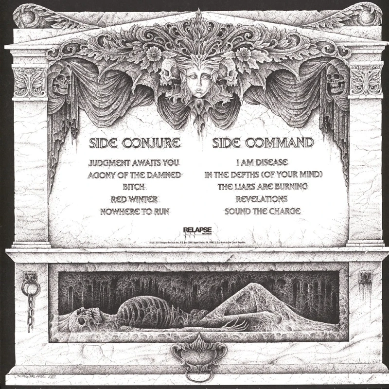 Conjure And Command (Milky Clear with Black, White & Grey Splatter Vinyl)