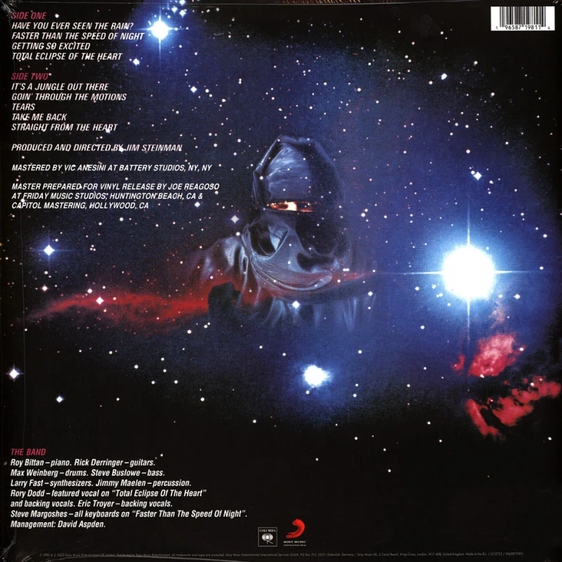 Faster Than The Speed Of Night (40th Anniversary Red Vinyl) 