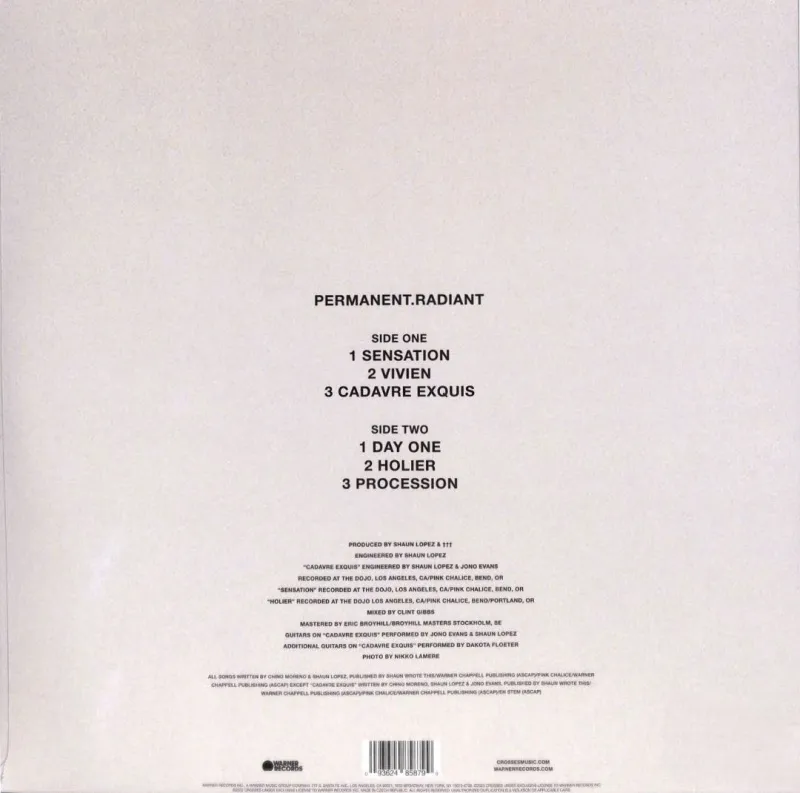 Permanent.Radiant (Blue Transparent Vinyl)