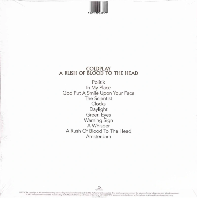 A Rush Of Blood To The Head (Eco Vinyl)