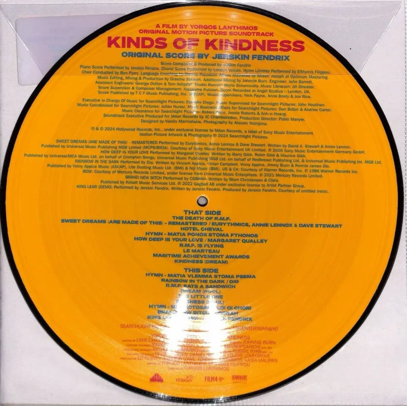 Kinds Of Kindness (Original Motion Picture Soundtrack) (Picture Disc)