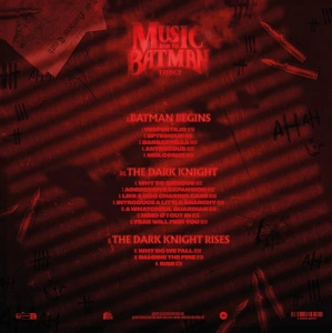 Music From The Batman Trilogy (Galaxy Red & Black Vinyl)