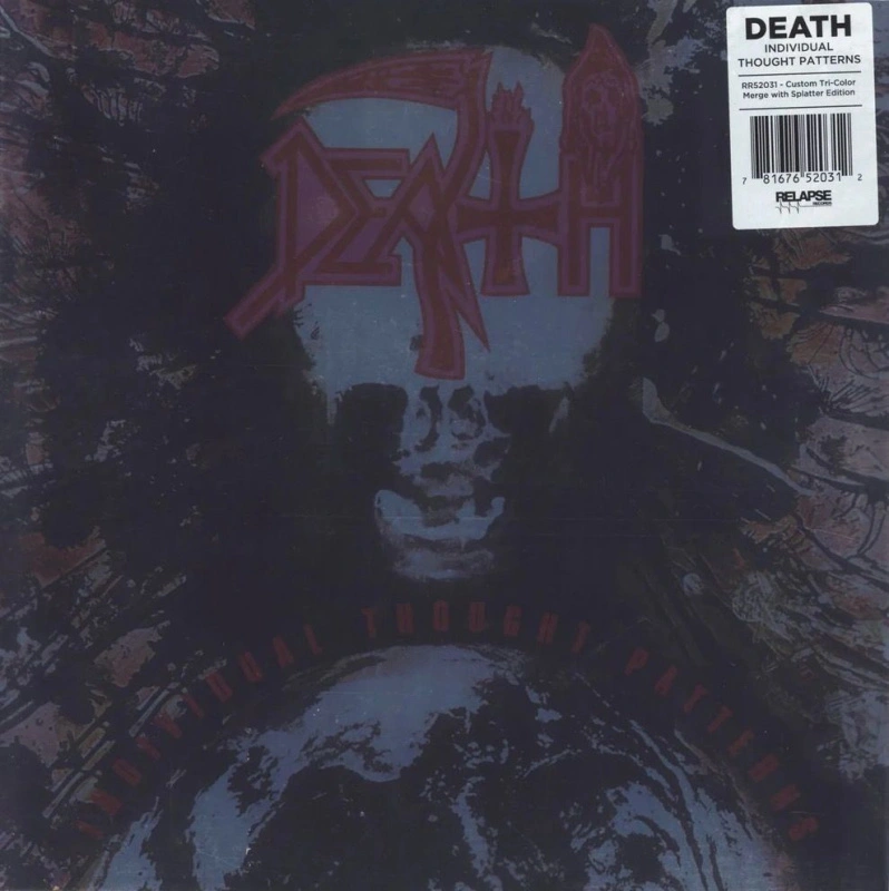 Individual Thought Patterns (Special Deluxe Edition Custom Tri-Color Merge Hot Pink, Bone White & Red with Black, Gold & Brown Splatter Vinyl)