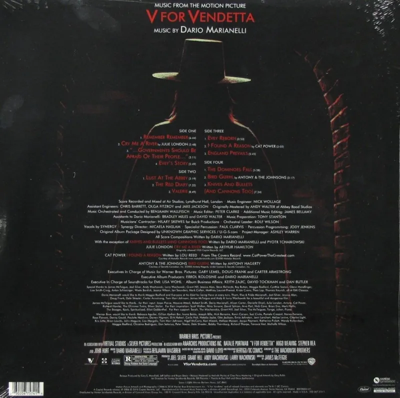 V For Vendetta (Music From The Motion Picture)