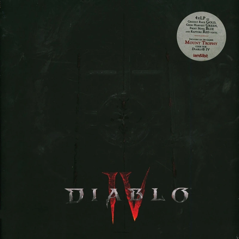 Leo Kaliski, Ted Reedy, Derek Duke, Ryan Amon, Neal Acree – Diablo IV (Rapture Red / Grizzly Rage Gold / Grim Harvest Green / Frost Nova Blue Vinyl Box Set) 
