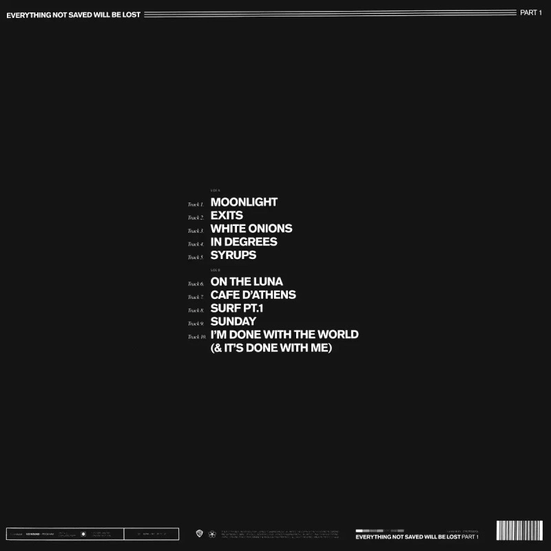 Everything Not Saved Will Be Lost: Part 1