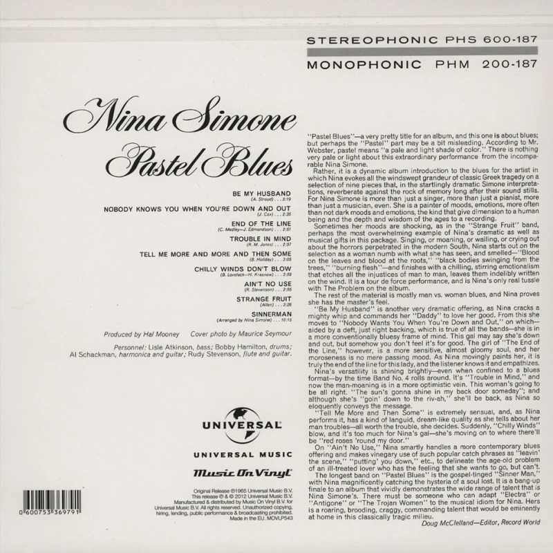 Pastel Blues (Audiophile Edition)