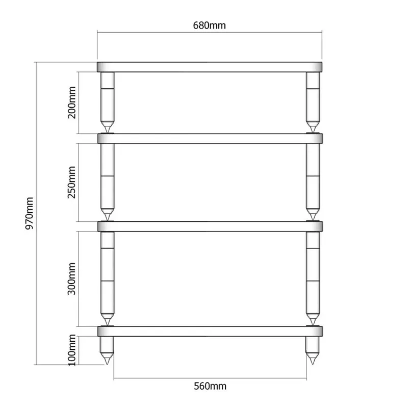 VOXmodule Cardinale B Black (4 секции)