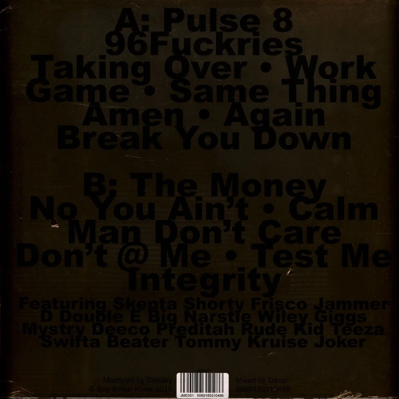 Integrity> (Alternative Cover Clear Vinyl) 