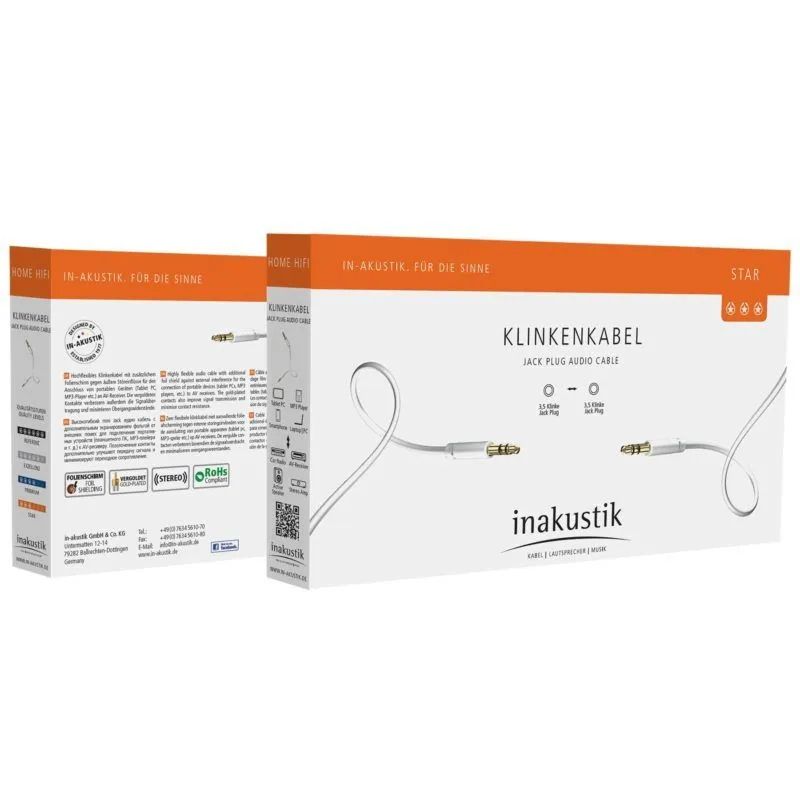 Inakustik Star MP3 Audio Cable 3 m (00310103)