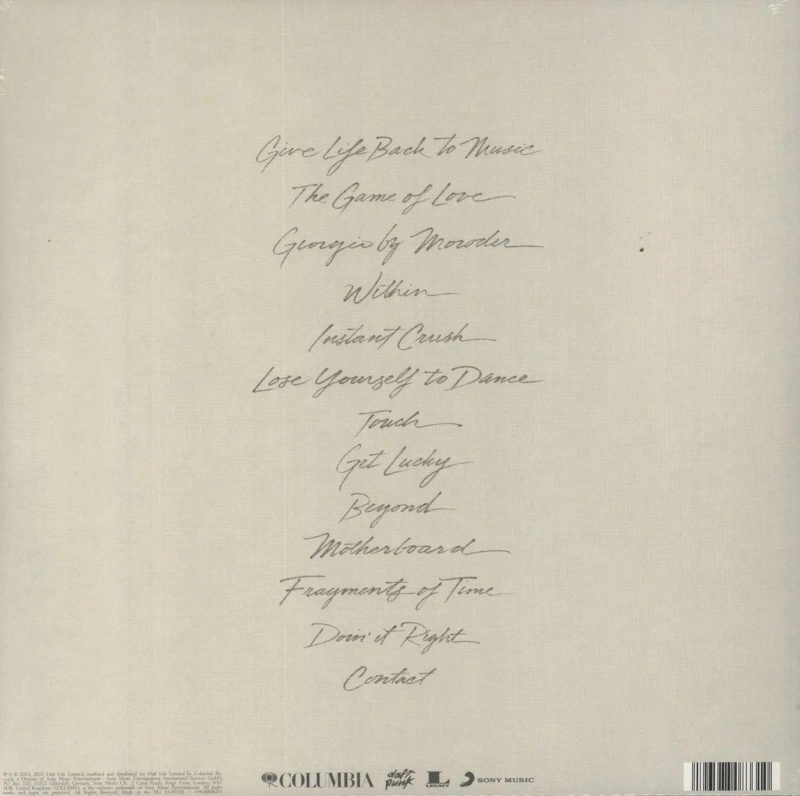 Random Access Memories (Drumless Edition)