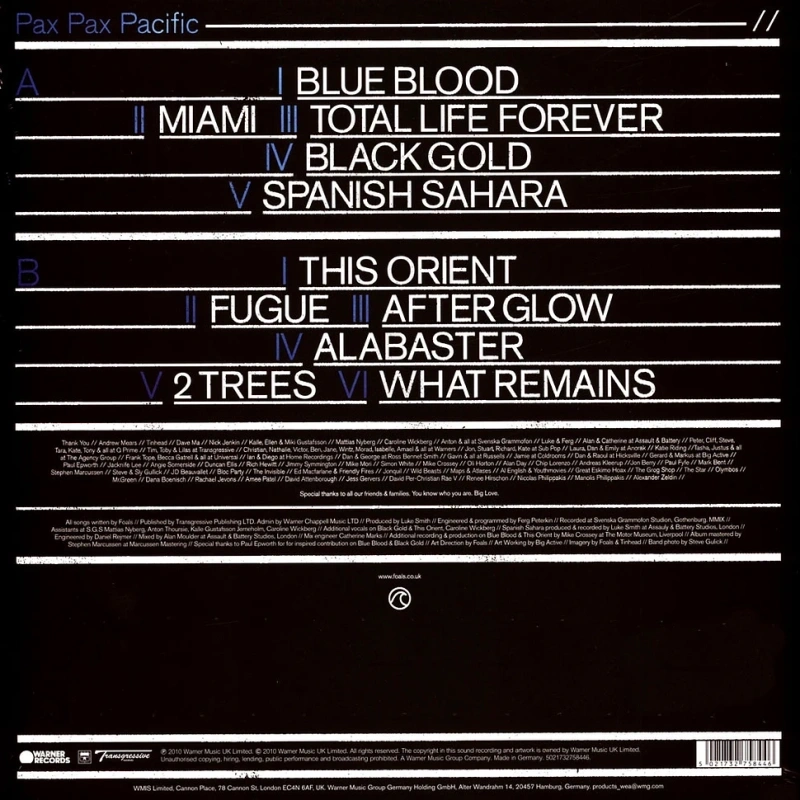 Total Life Forever (Recycled Blue Vinyl)