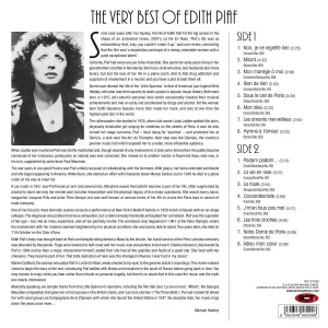 The Very Best Of Edith Piaf (Clear Vinyl)