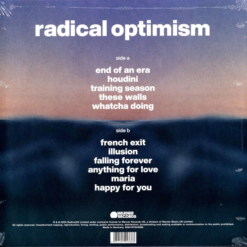 Radical Optimism (Curacao Blue Vinyl) 