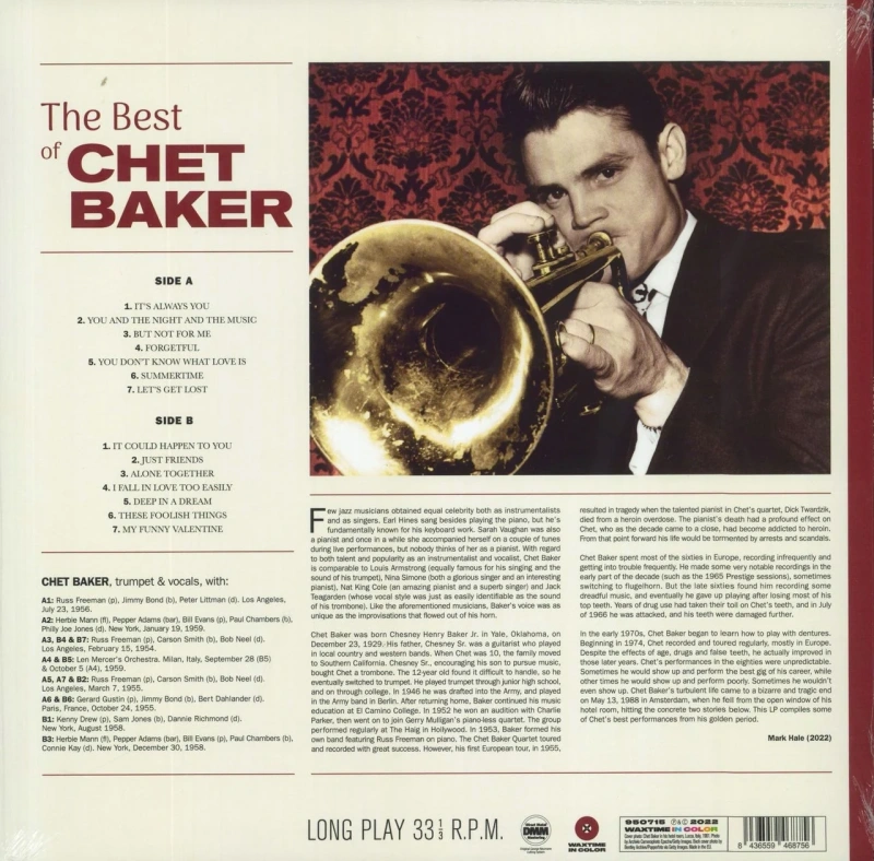 The Best Of Chet Baker (Purple Vinyl)