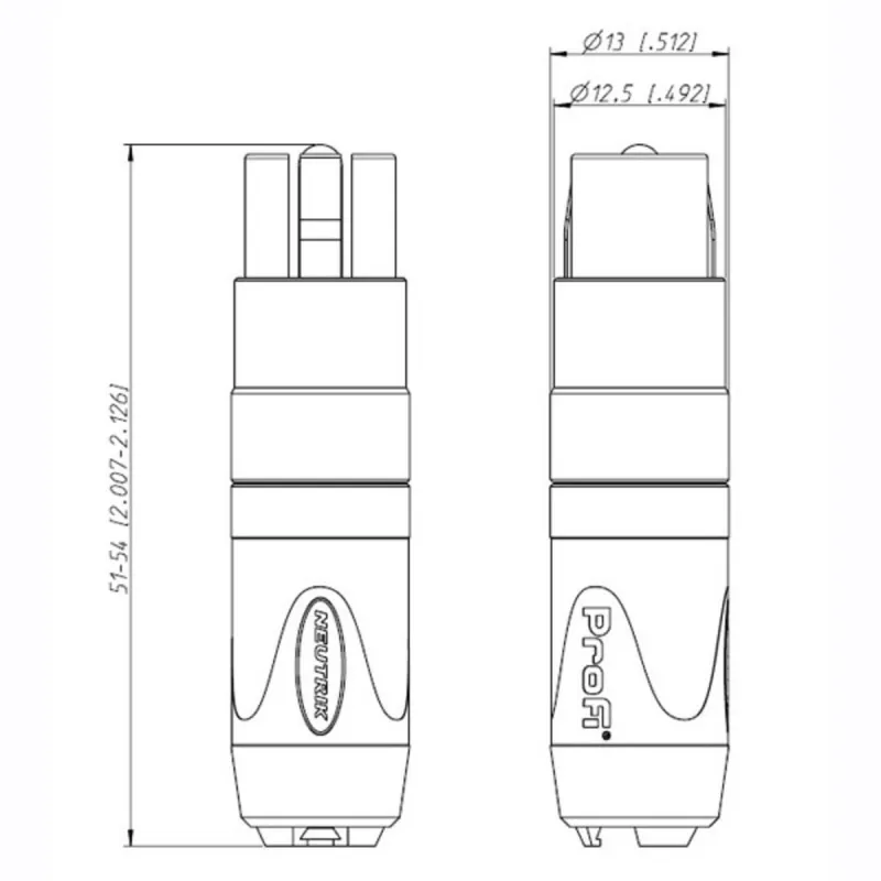 RCA Neutrik NF2C-B/2