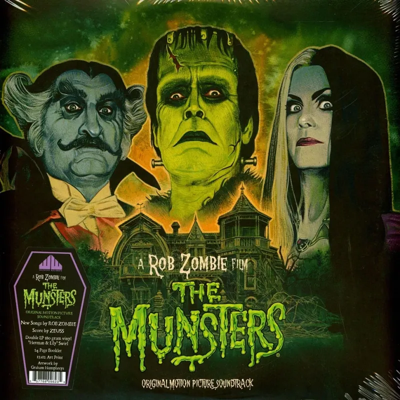 The Munsters (Original Motion Picture Soundtrack) (Herman Black & Monster Green Swirl / Lily Black & Vampire White Swirl Vinyl)