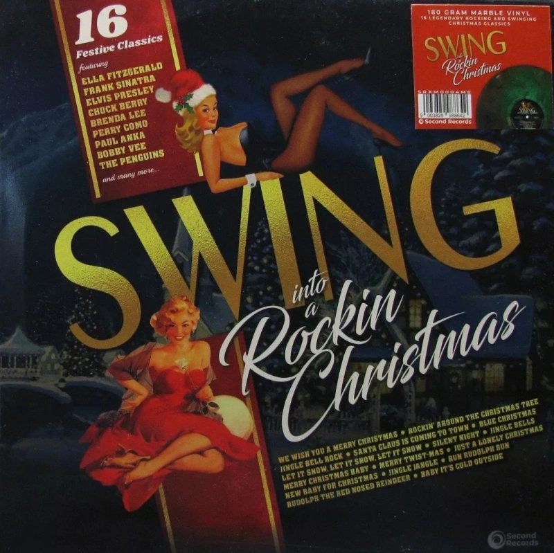 Swing Into A Rockin Christmas: 16 Festive Classics (Green Marbled Vinyl) 