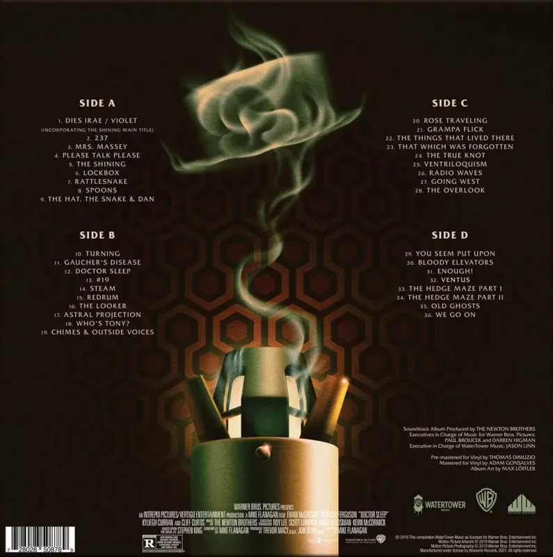 Stephen King's Doctor Sleep (The Next Chapter In The Shining Story) (Psychic Essence Steam Clear with White Mist Vinyl)