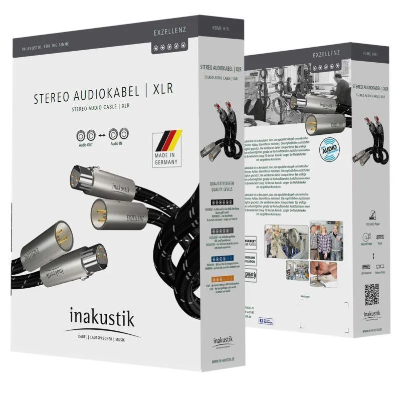Inakustik Exzellenz Stereo Cable XLR 1.5 m (006050015)
