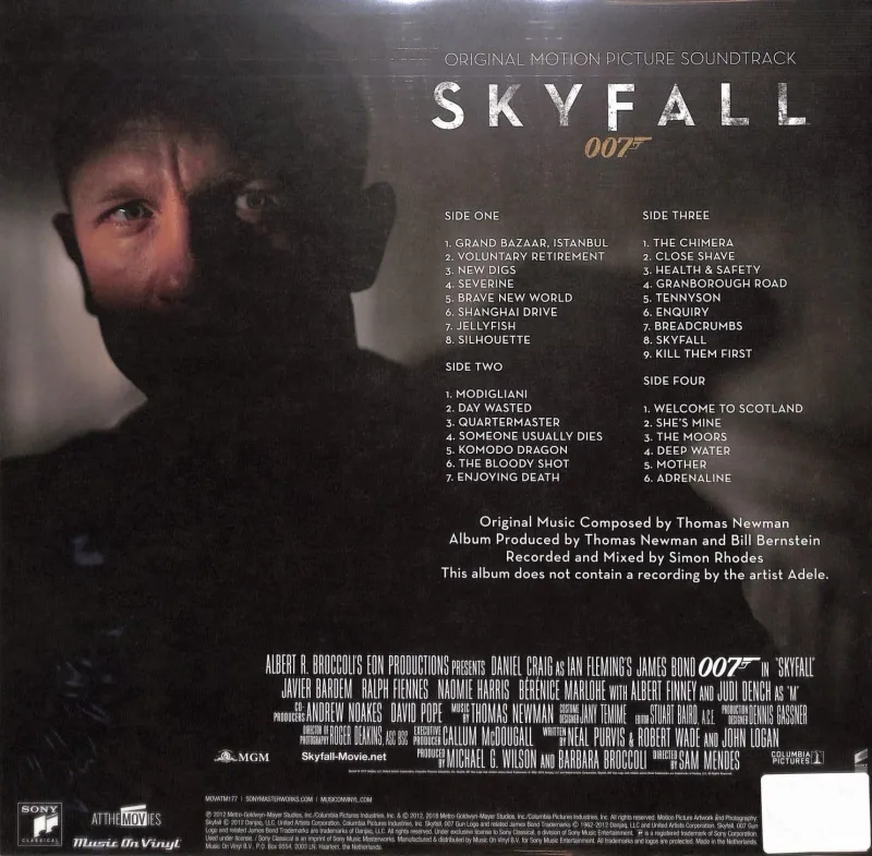Skyfall (Original Motion Picture Soundtrack) (Translucent Red Vinyl)