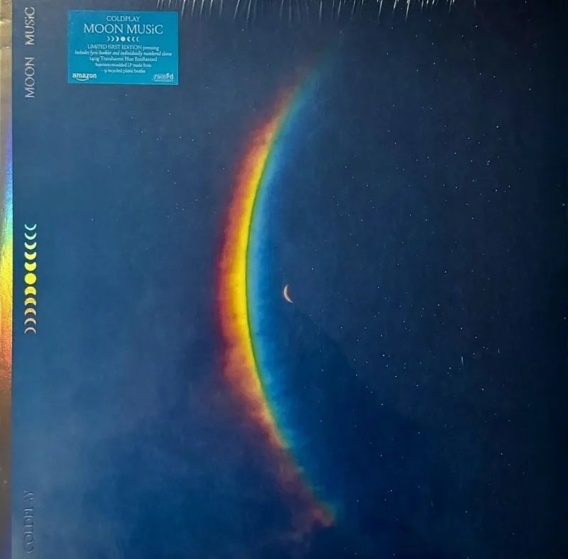 Moon Music (Blue Translucent Recycled Plastic Bottles Vinyl)