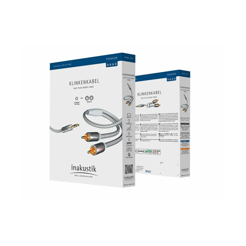 Inakustik Premium MP3, 3.5 mm 2RCA 3 m (00410003)