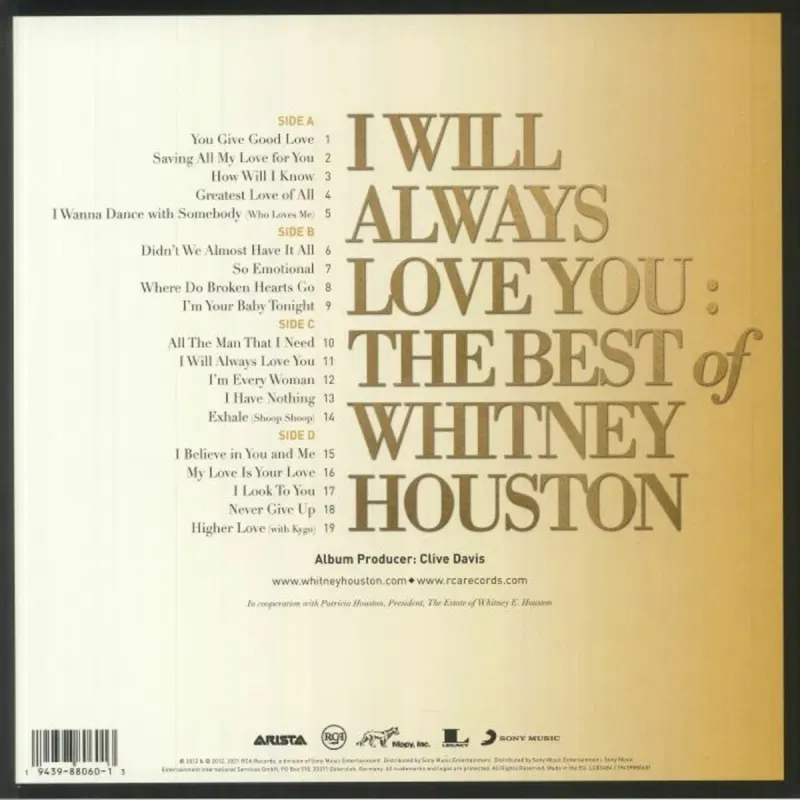 I Will Always Love You: The Best of Whitney Houston