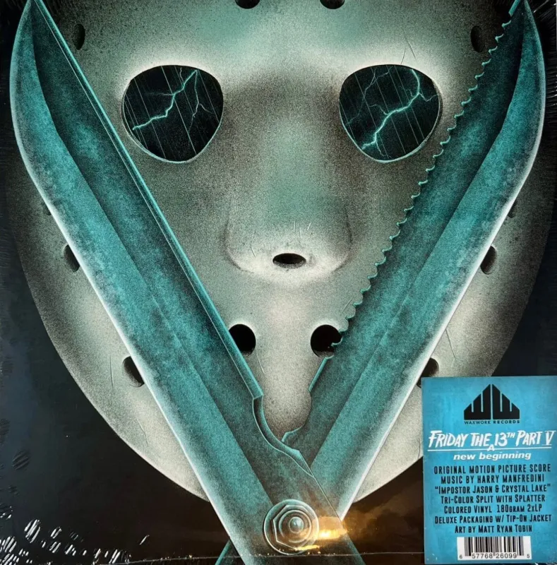 Friday The 13th Part V: A New Beginning (Impostor Jason & Crystal Lake Tri-Color Split with Splatter Vinyl)